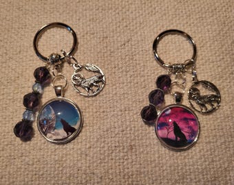 Keychain with Wolf  Image