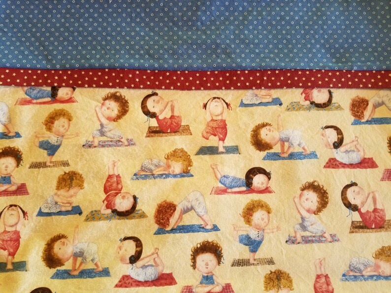 One Pillowcase with Yoga Print