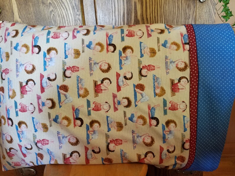 One Pillowcase with Yoga Print