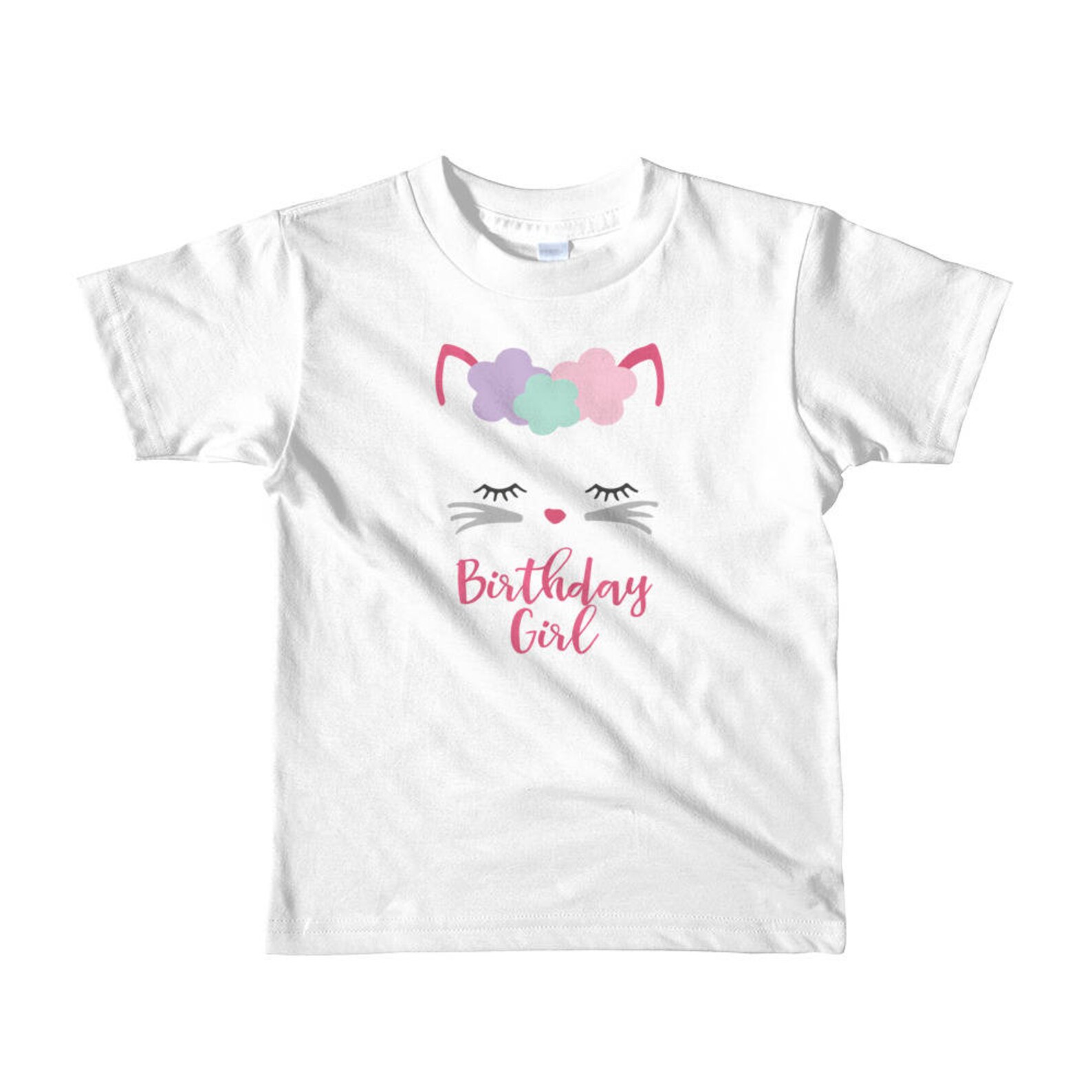 Kitty Cat Birthday Girl Shirt for Cat Lovers Etsy