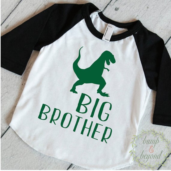 Betere Big Brother Shirt Dinosaur Big Brother Shirt Sibling Shirts | Etsy EL-06