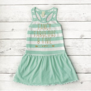 five year girl dress