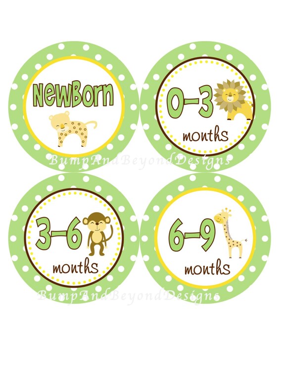 Items similar to Baby Storage Labels Baby Clothes Stickers NB2T Plus