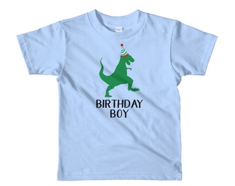 Dinosaur Kids Birthday Shirt, T-Rex Birthday Boy T-Shirt, Dino Gift, Dinosaur Birthday Party Outfit, Birthday Boy