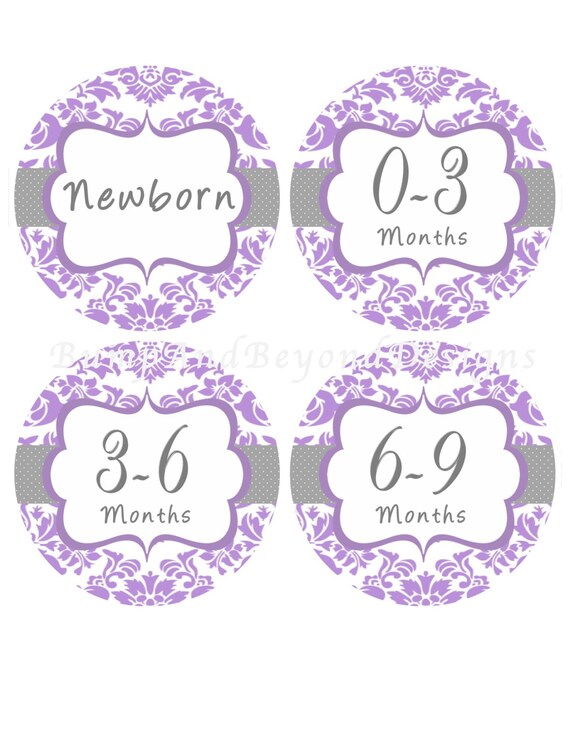 Items similar to Baby Storage Labels Baby Clothes Organization Stickers NB-2T Plus Extras - Set ...