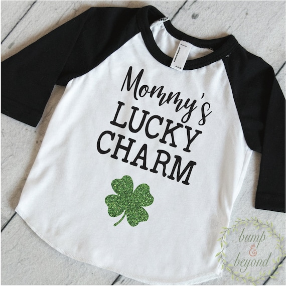 St Stallings&Sons Lucky Little Lady Saint Patrick's Day Sublimation Lucky Shirt Cute Kids Baby Toddler Girl Boy Shirt Patrick's Day