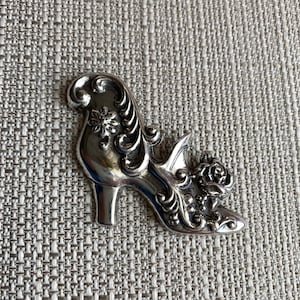 Lang Sterling Silver Shoe Brooch
