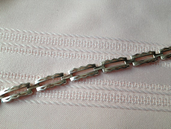 Italy Vintage Sterling Silver 925 Bracelet - image 1