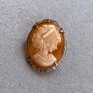 Spilla cammeo 800 Sterling italiana