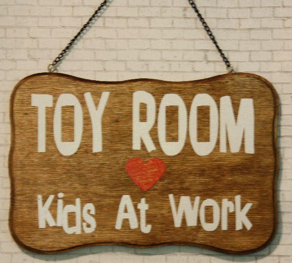 toy room sign