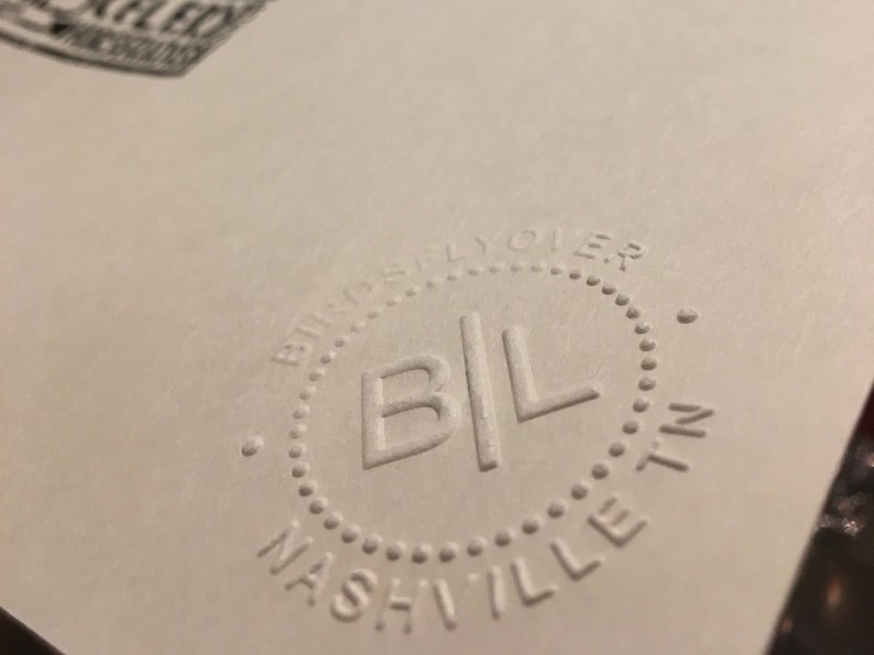 Letterpress Martini Print Gin Martini Linoleum Cocktail Recipe Design by BirdsFlyOver
