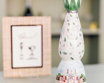 Hand Painted Bottle