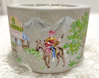 Handpainted Pure Light Candles