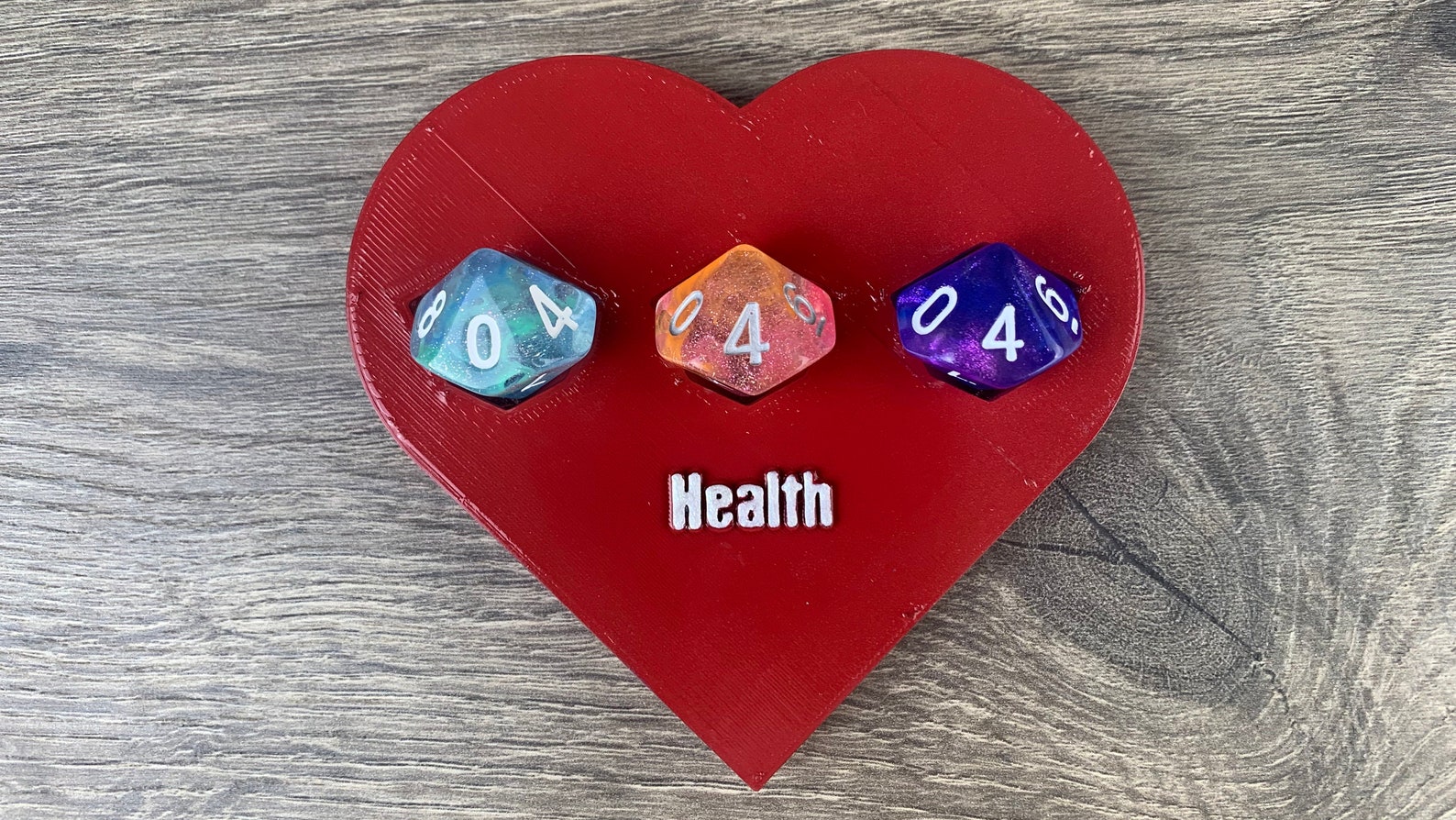 D&amp;D Health Tracker Personalization DnD Dice Dungeons and | Etsy