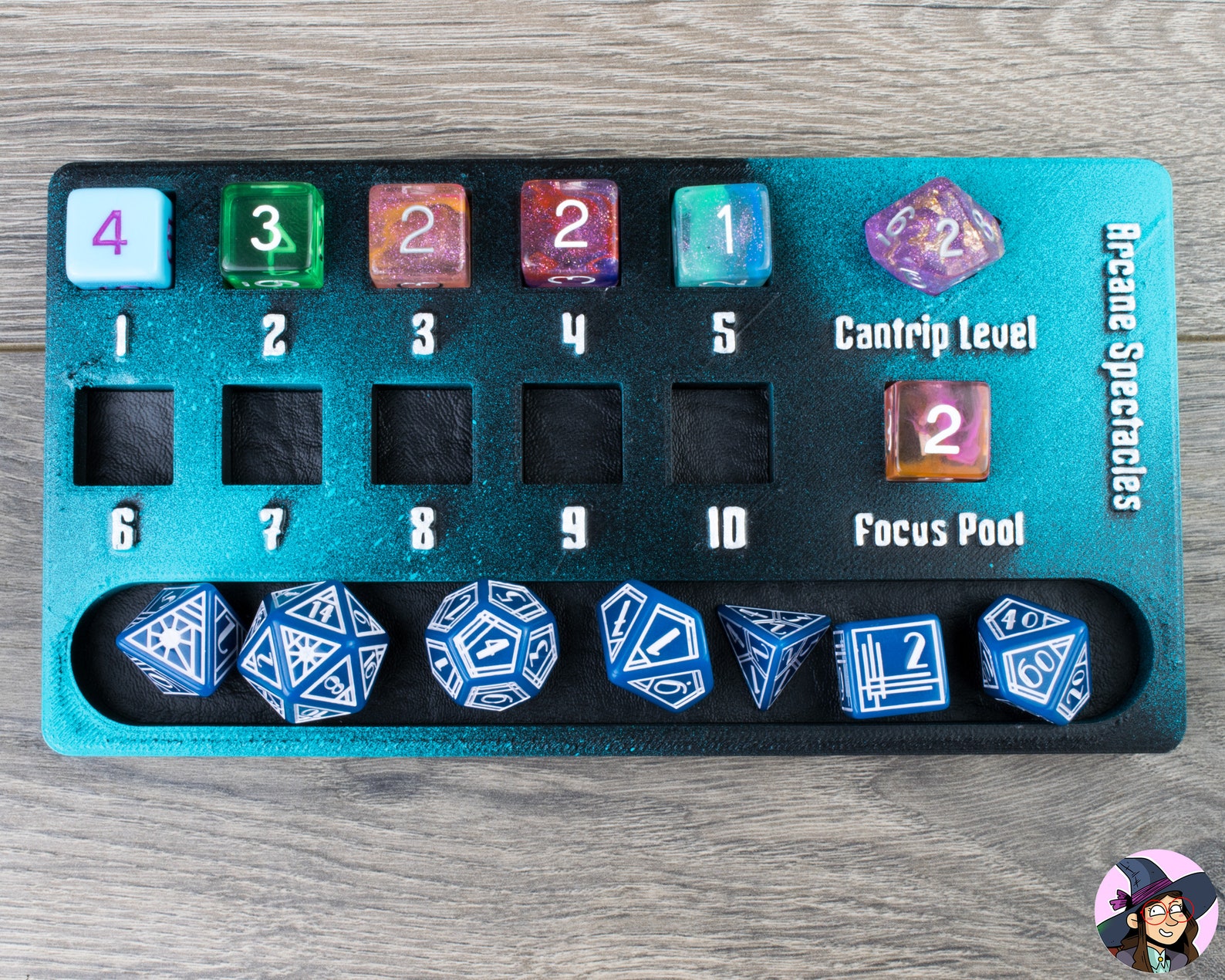 Pathfinder 2e Spell Slot Tracker Dice Tray Personalization Etsy