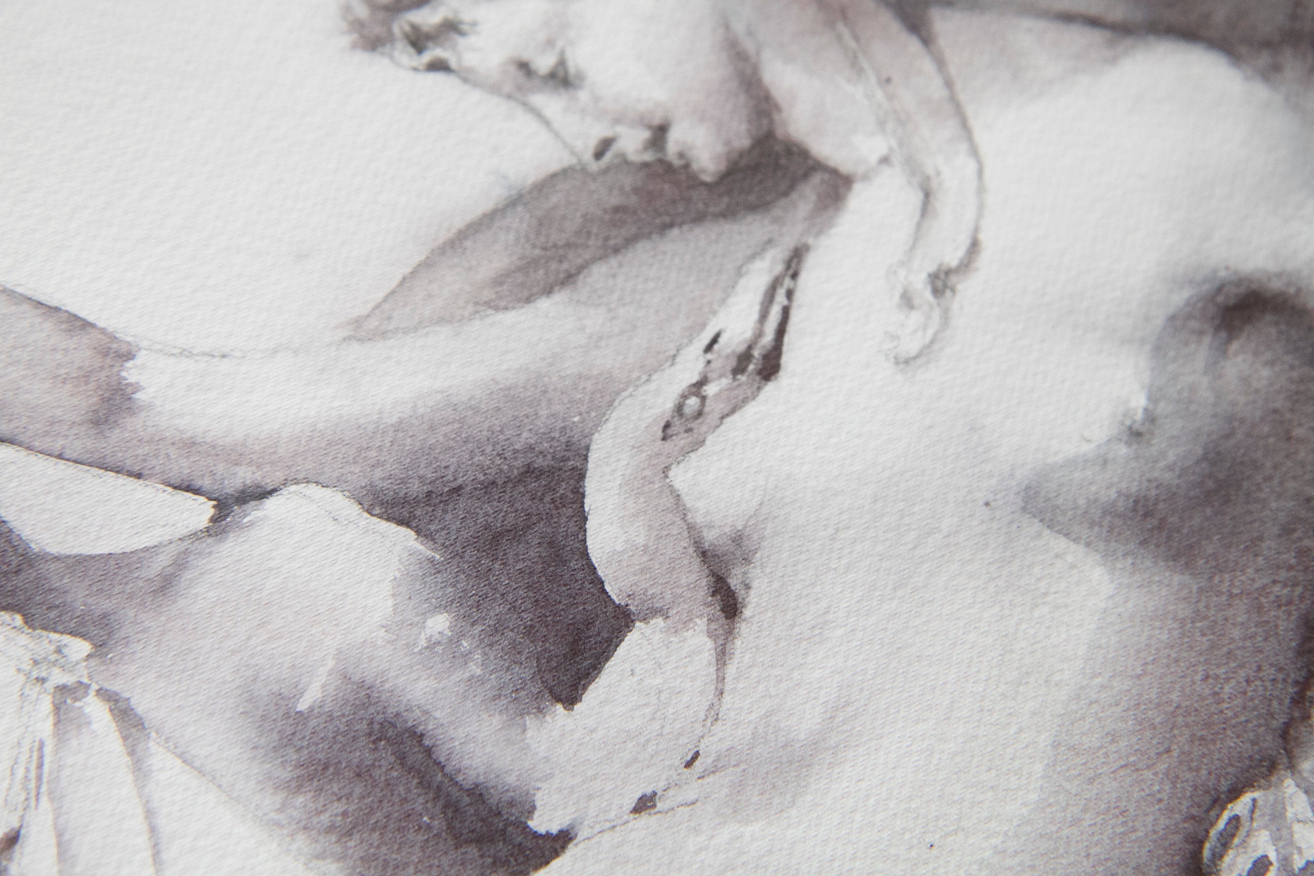 Leda and the Swan Original Watercolor Painting – Greek Sculpture ...