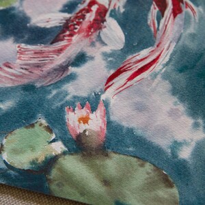 Koi Fish ORIGINAL Watercolor Painting - Zen Wall Art – 9x12" - Unframed ...