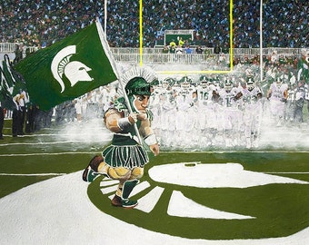Sparty Leading the Field - Michigan State