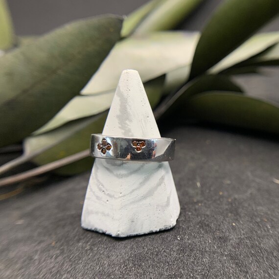 Vintage Gems TV Cognac Diamond Silver Ring Size 7 Etsy Ireland