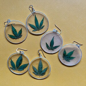 Marijuana Leaf Earrings