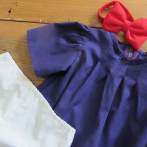 Baby Kiki's Delivery Service Purple Cosplay Dress with Bloomers