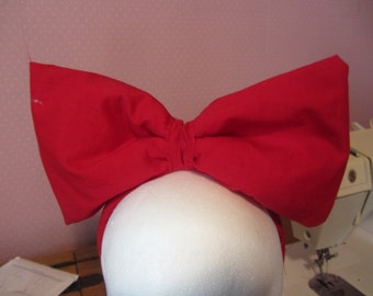 Red "Kiki's Delivery Service" Bow
