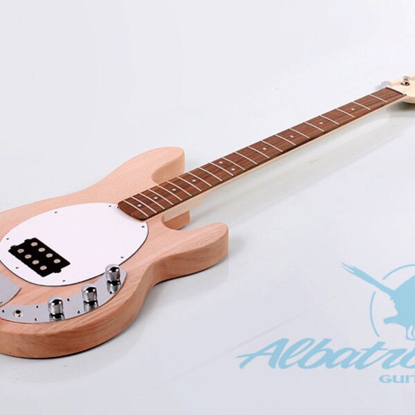 DIY Electric Bass Guitar Kit Bolt On Mahogany Body and Neck Albatross BK026