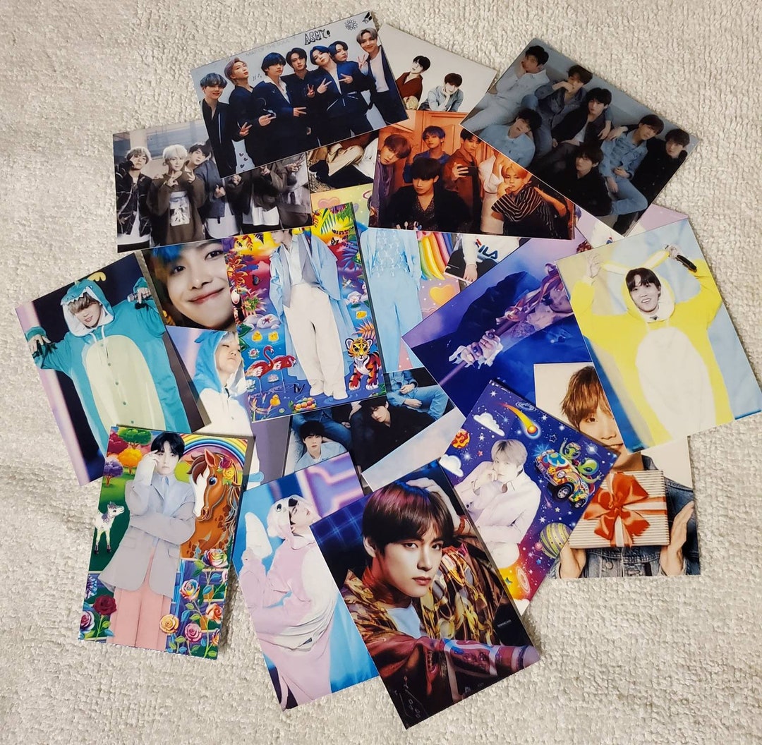 Bts Random Photocard Pack, K-pop, Bts Photocard, Laminated Photocards ...