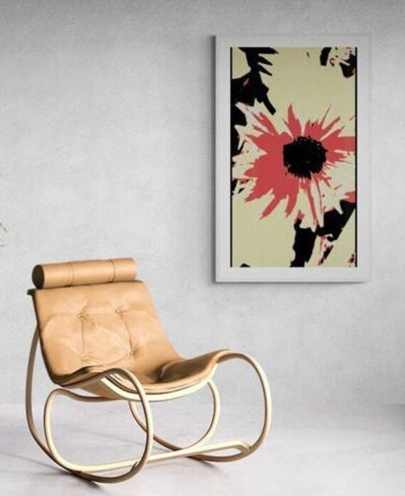 Original digital  art print from photography flower