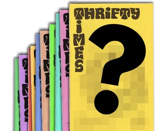 Thrifty Times - 10-Issue Sampler Bundle - A Zine about Thrifting