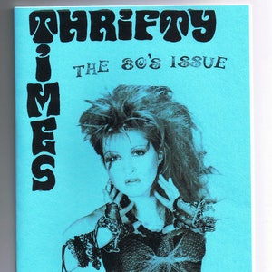 Thrifty Times 43 The 80s Issue A Zine about Thrifting image 1