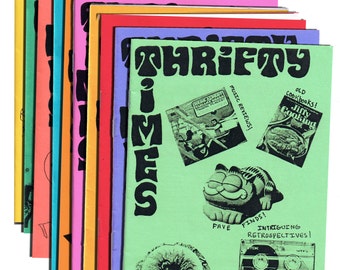 Thrifty Times - Issues 1-10 Bundle - A Zine about Thrifting