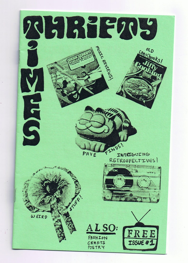 Thrifty Times 1  A Zine about Thrifting image 1