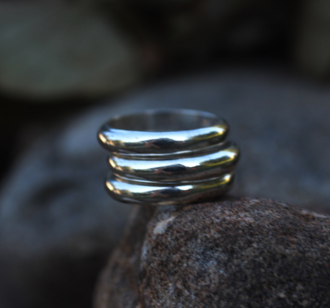 Stacking Rings Heavy Gauge Rings Stacking Ring Set Set of Etsy