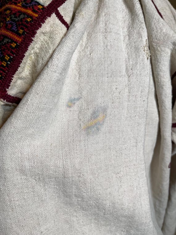 Antique 1920s 1930s Romanian Hungarian Hand Embro… - image 5