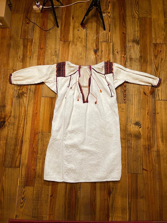 Antique 1920s 1930s Romanian Hungarian Hand Embro… - image 2