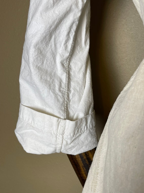 Antique Early 1900s French Linen Peasant Shirt/Dr… - image 4