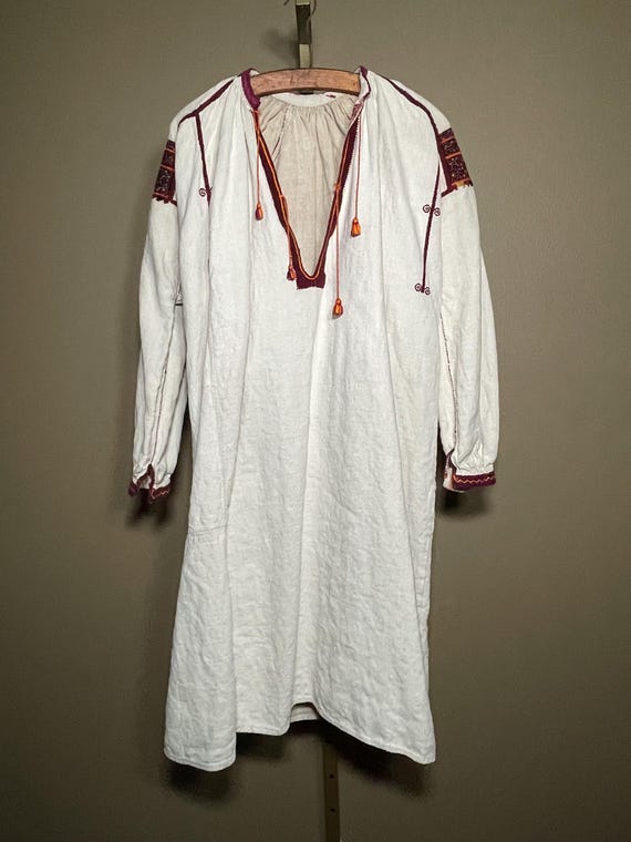 Antique 1920s 1930s Romanian Hungarian Hand Embro… - image 12