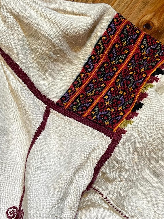 Antique 1920s 1930s Romanian Hungarian Hand Embro… - image 6