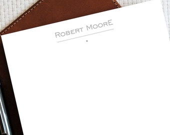 Personalized Notepad, Personalized Stationery, Monogrammed Stationery, FORMAL MONOGRAM Notepad, Custom Writing Paper, Gift for Him, MNP028