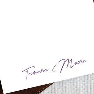 Personalized Notepad, Modern Calligraphy Notepad, Feminine Personalized Stationery, Custom Note Pad, Script Name Notepad, Gift for Woman