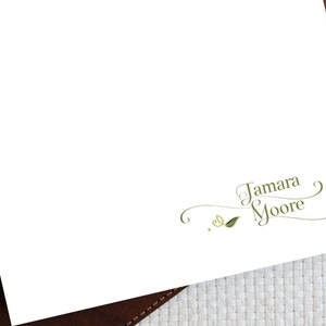 Personalized Notepad with name, Feminine Writing Paper, Custom Nopetad for Her,Teachers Notepad, Bridesmaid Gift, Stocking Stuffer Under 20
