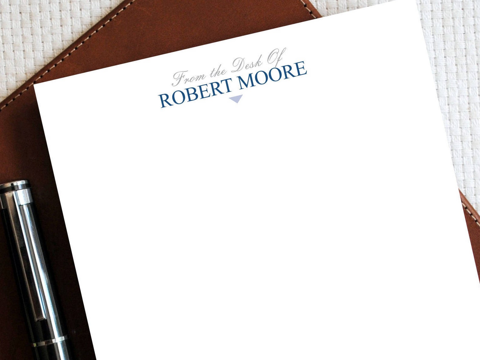 From the Desk of Stationery Set, Monogram Personalized Stationery Note ...