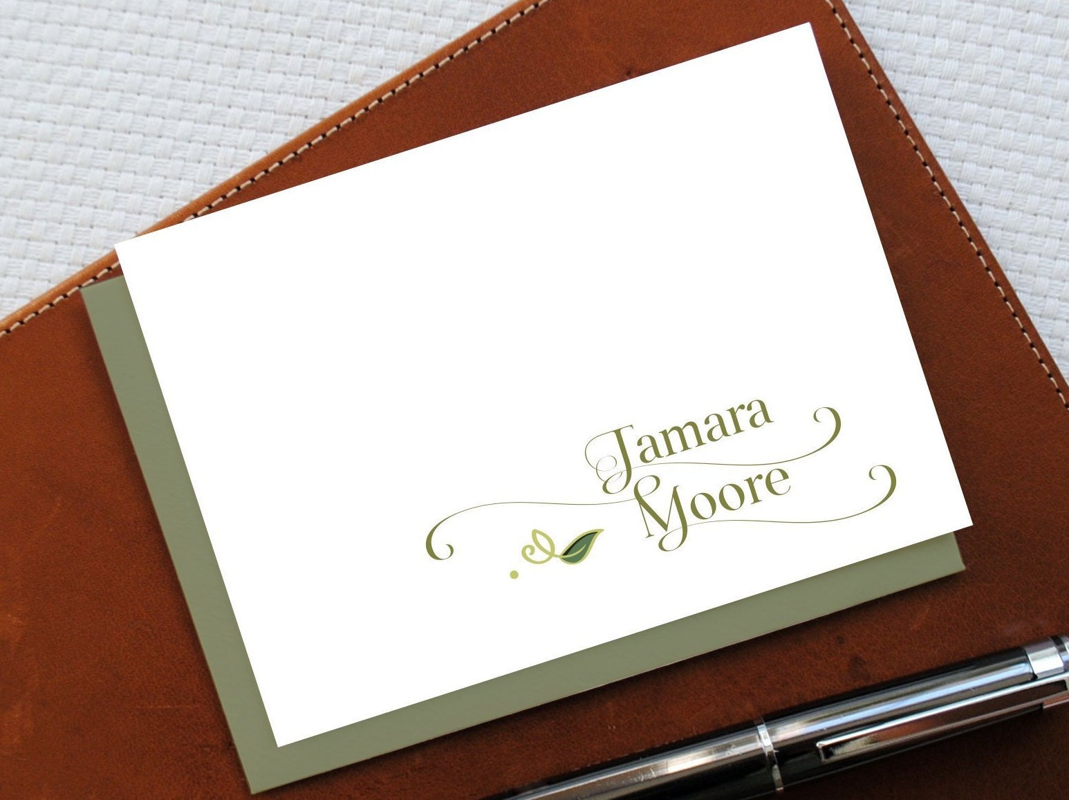 Personalized Stationery with Name Boxed Stationery Gift Set Etsy