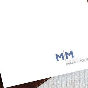 Monogram Personalized Notepad From the Desk of, Name and Initials Notepad, Office Custom Writing Pad, For Dad, Gift for Coworker, MNP032