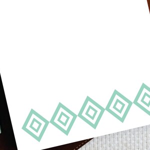 Gepersonaliseerd notitieblok, gepersonaliseerd briefpapier, DIAMONDS Desk Note Pad, stationair notitieblok, 5x7 notitieblok, verjaardagscadeau voor vrouw, GNP009 afbeelding 2