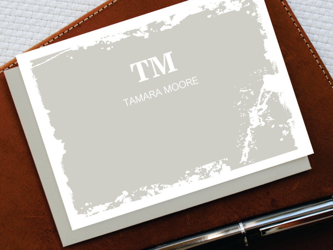 Personalized Stationery Note Cards Personalized Stationary Etsy