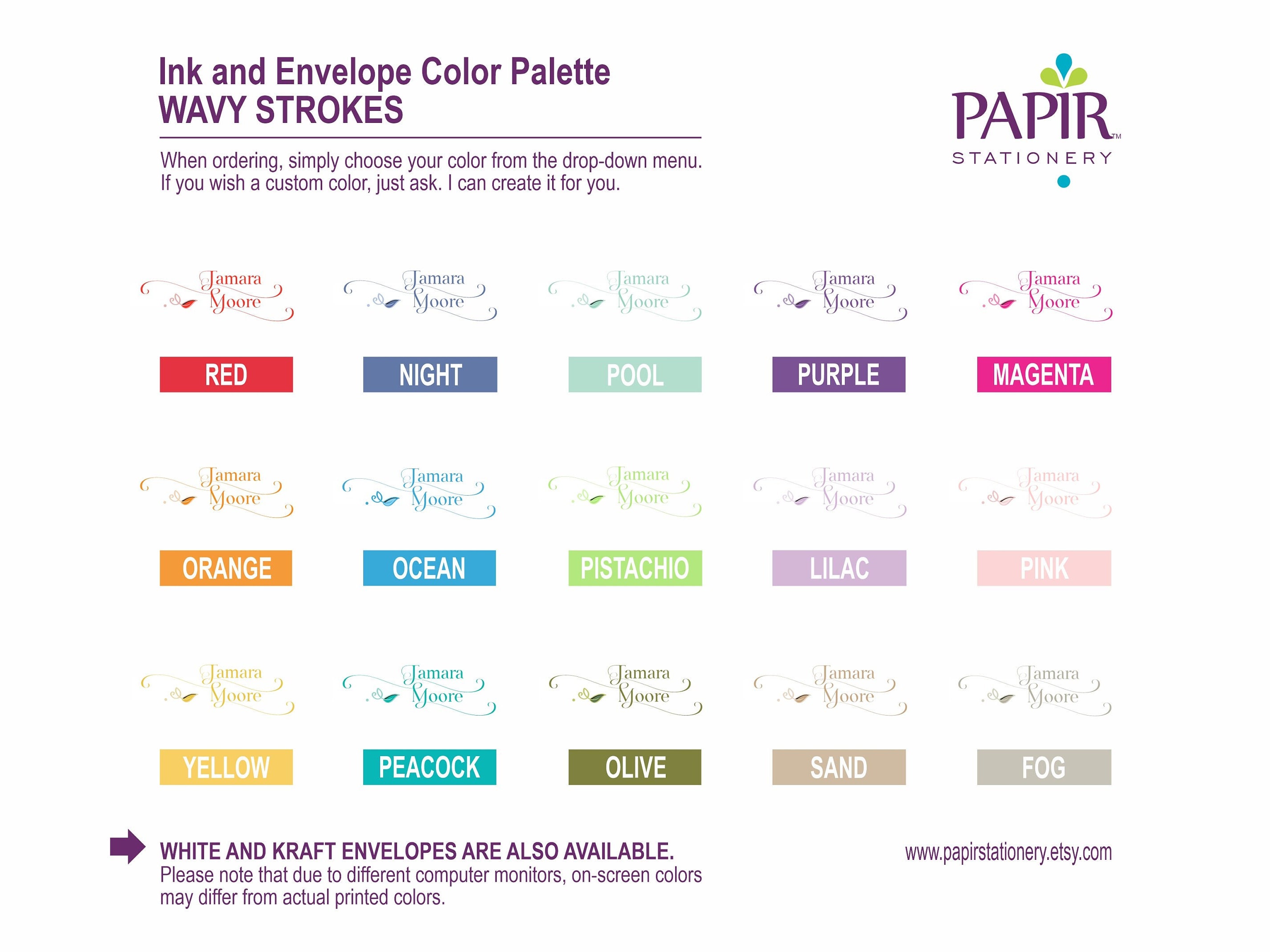 Present Paper Custom Color Personalized Stationery With Name, Boxed Stationery Gift Set, Custom ...