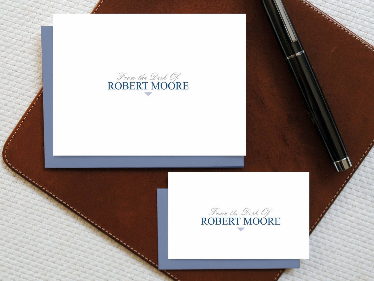 From the Desk of Stationery Set, Monogram Personalized Stationery Note ...