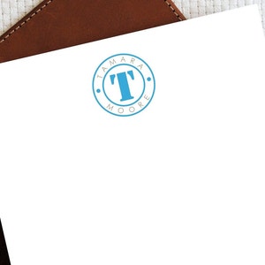 Anteckningsblock, personligt anteckningsblock, personligt brevpapper, monogram brevpapper, stencil monogram anteckningsblock, 5x7 anteckningsblock, presenter till tonårspojkar, MNP025
